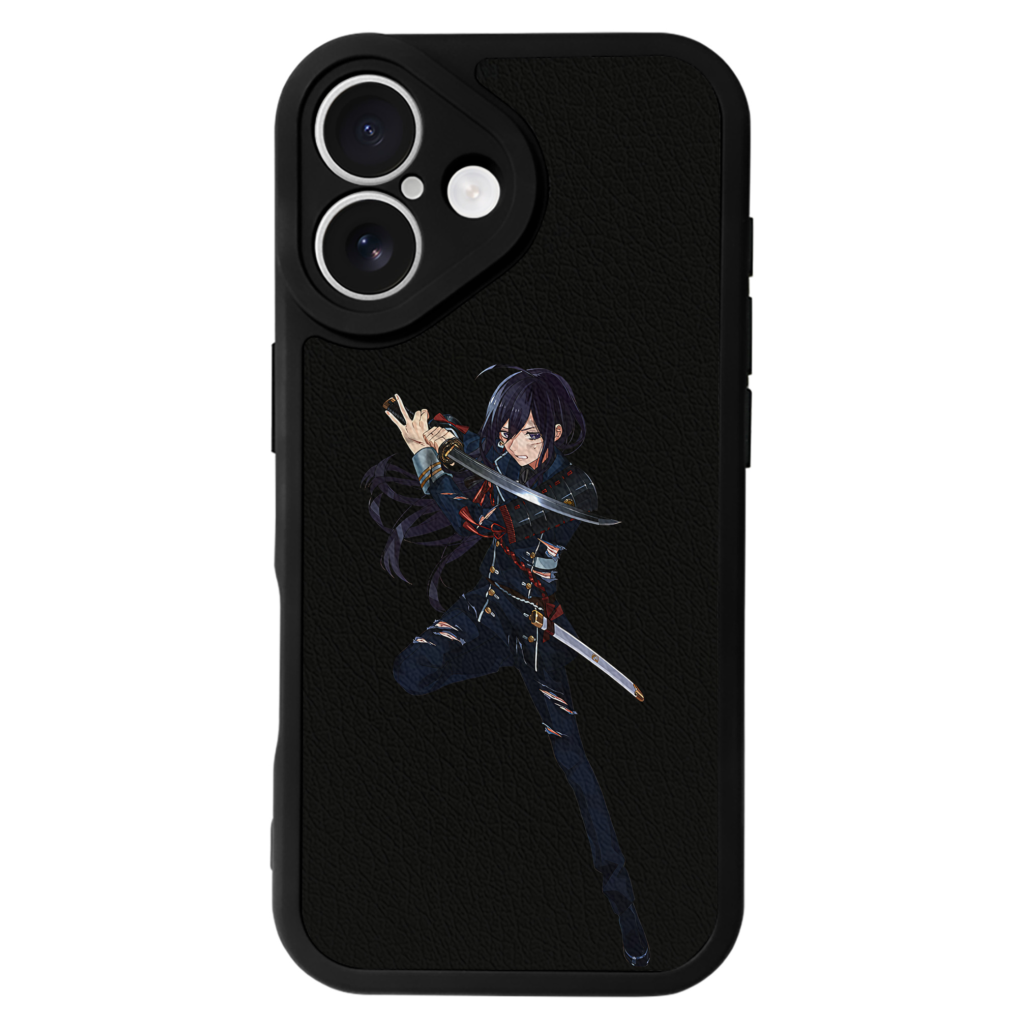 （画像用） 刀剣乱舞 Touken Ranbu 【iPhone 16シリーズ対応】シリコンスマホケース（レザー調） 材質：シリコン